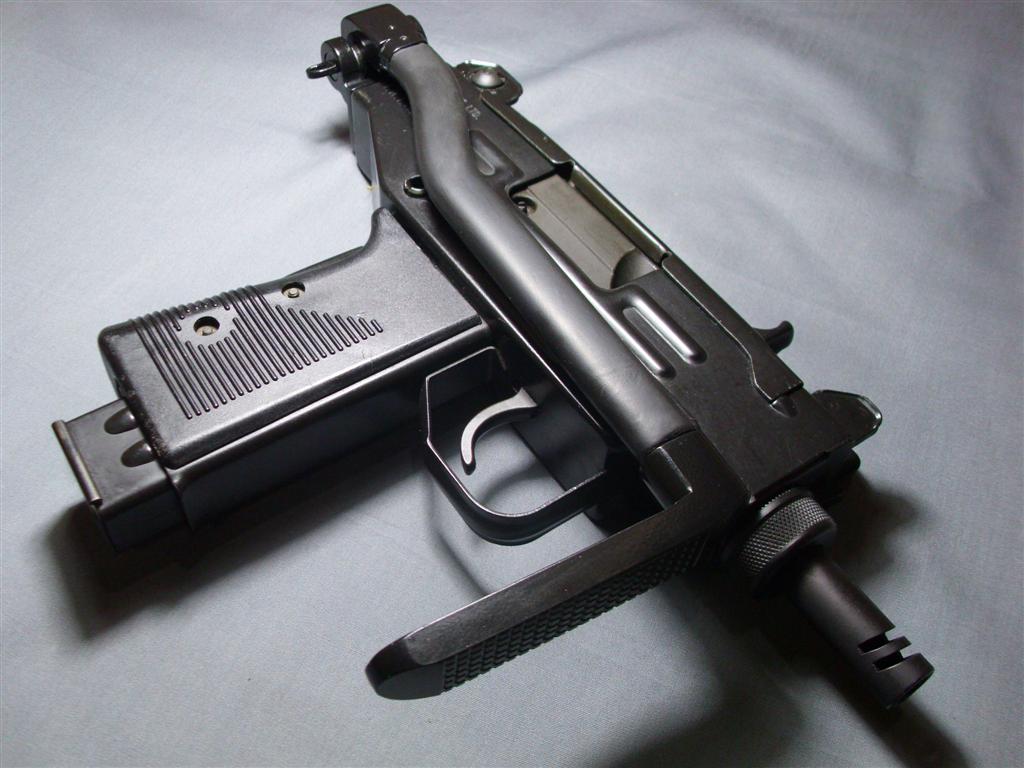 Shown on semi pistol with optional Fake 6 " Suppressor 